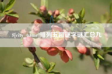 武义县排列五图谜字谜汇总九