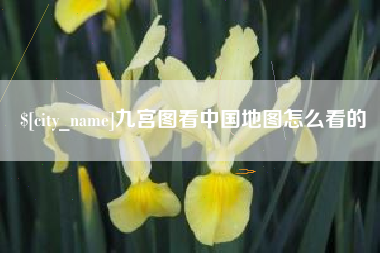 武义县九宫图看中国地图怎么看的