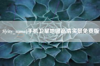 武义县手机卫星地图高清实景免费版