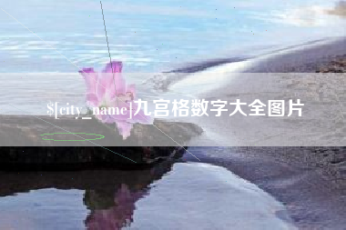 武义县九宫格数字大全图片