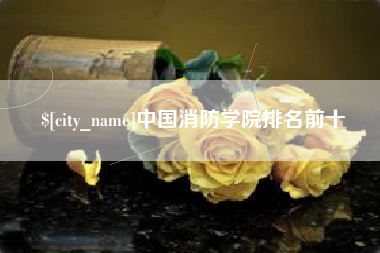 武义县中国消防学院排名前十