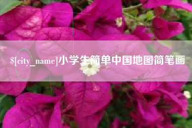 武义县小学生简单中国地图简笔画