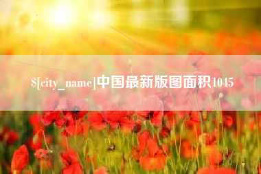武义县中国最新版图面积1045