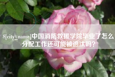 武义县中国消防救援学院毕业了怎么分配工作还可能被逃汰吗？