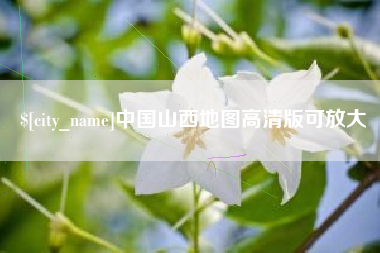武义县中国山西地图高清版可放大