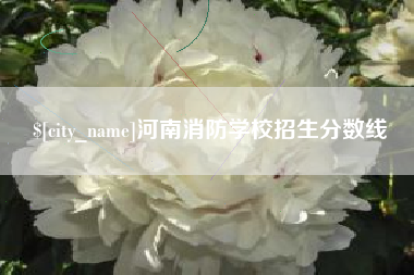 武义县河南消防学校招生分数线