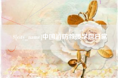 武义县中国消防救援学院日常