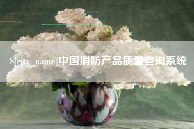 武义县中国消防产品质量查询系统