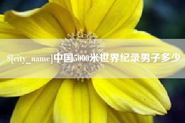 武义县中国5000米世界纪录男子多少