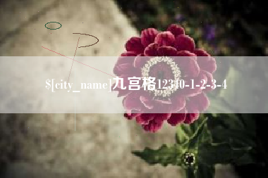 武义县九宫格12340-1-2-3-4