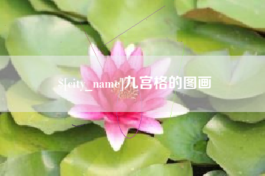 武义县九宫格的图画