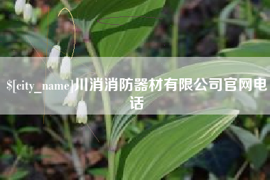 武义县川消消防器材有限公司官网电话