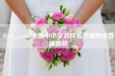 武义县全国中小学消防公开课网络直播视频