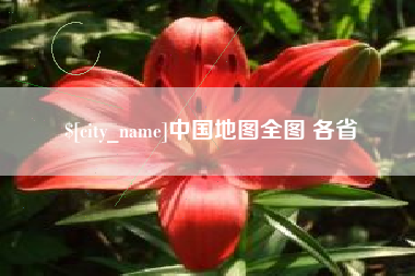 武义县中国地图全图 各省