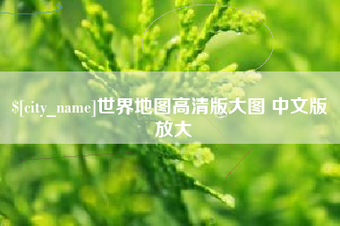 武义县世界地图高清版大图 中文版 放大