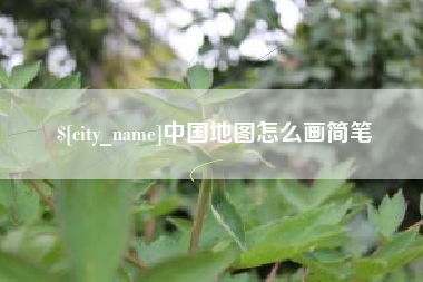 武义县中国地图怎么画简笔
