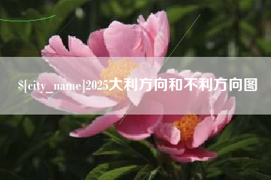 武义县2025大利方向和不利方向图