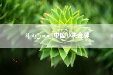 武义县中国19块金牌