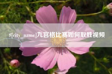 武义县九宫格比赛如何取胜视频