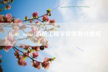 武义县消防工程学校录取分数线
