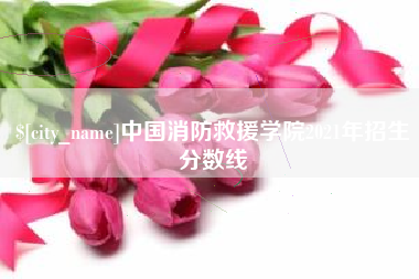武义县中国消防救援学院2021年招生分数线