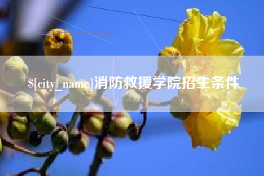 武义县消防救援学院招生条件