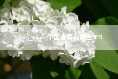 武义县中国金牌有哪些2021