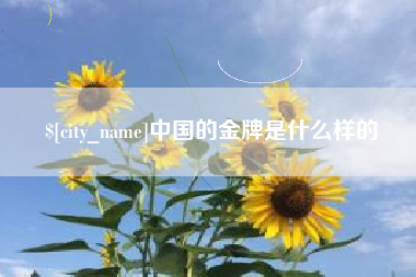 武义县中国的金牌是什么样的