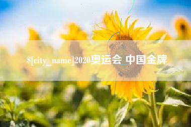 武义县2020奥运会 中国金牌
